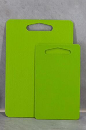 Kesme Tahtası Plastik 2'li Yeşil