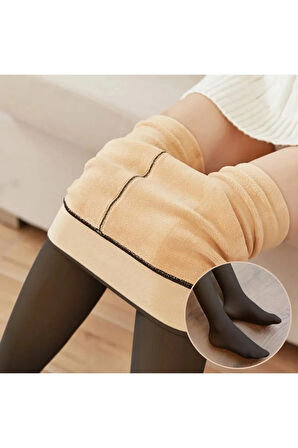 Thın Lookıng Termal Içi Polarlı Külotlu Çorap Mrtpentthın