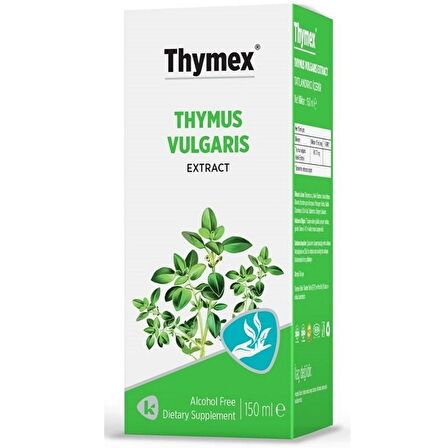 Thymex Kekik Ekstresi Bitkisel Öksürük Şurubu 150 ml