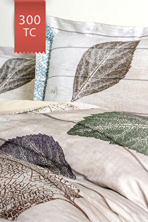 Varol Royal Saten 300TC Nevresim Takımı (Çift Nevresimli) Family Size  - FOLİA