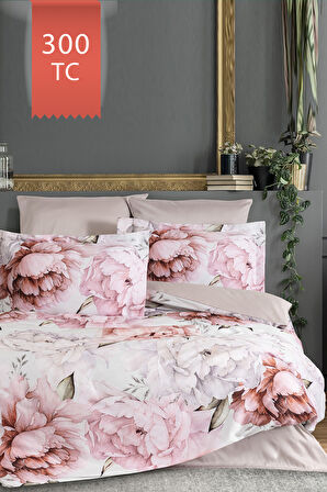Varol Royal Saten Çift Kişilik 300TC Nevresim Takımı  - PAMİRA