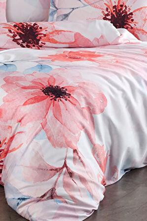 Varol Royal Saten Tek Kişilik 300TC Nevresim Takımı  - CASİLDA