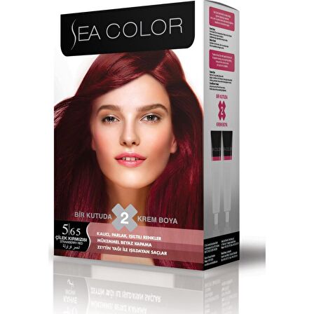 Sea Color 2 Li Set Boya 5.65 Çilek Kırmızısı