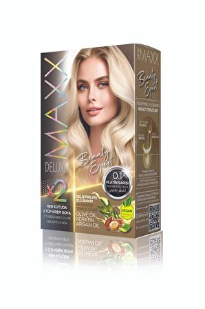 Maxx Deluxe Saç Boyası 0.1 Platin Sarısı X2