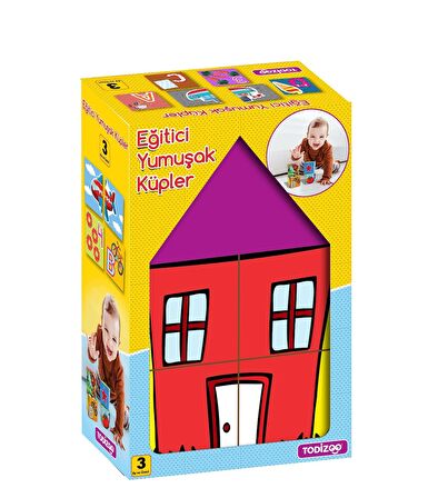 Todizoo Eğitici Yumuşak Küpler