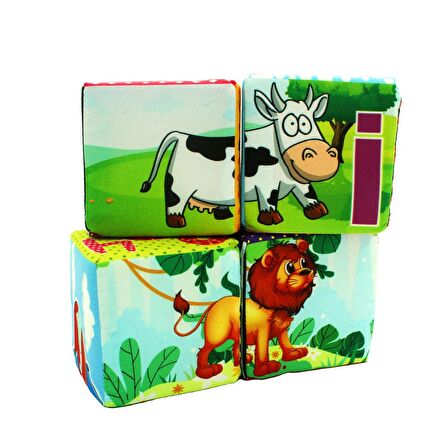 Todizoo Eğitici Yumuşak Küpler