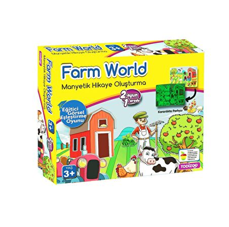 Todizoo Farm World Manyetik Hikaye Oluşturma