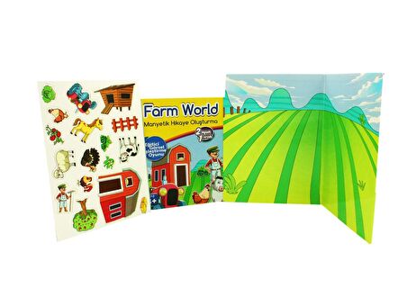 Todizoo Farm World Manyetik Hikaye Oluşturma