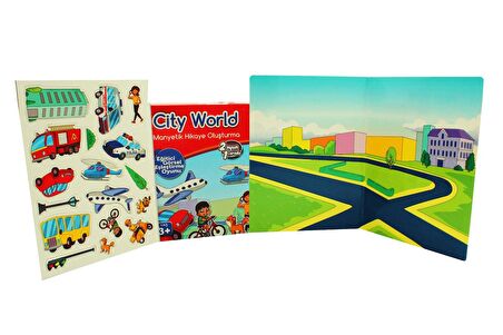 Todizoo City World Manyetik Hikaye Oluşturma