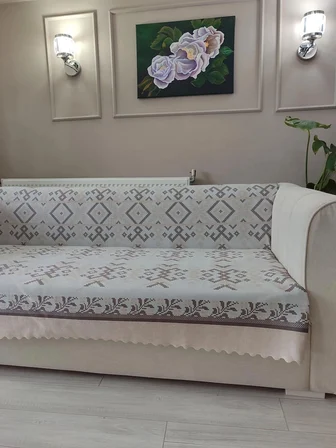 KOLTUK ÖRTÜSÜ KİLİM DESEN KAYMAZ TABAN
