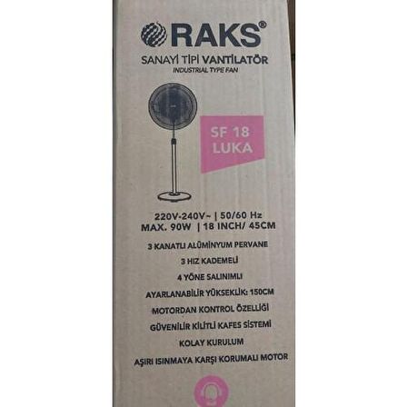 Raks SF 18 Luka Ayaklı Vantilatör