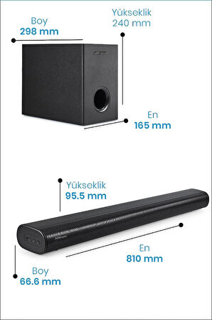 Goldmaster Sw-910 Bt Soundbar Kablolu Woofer 261535