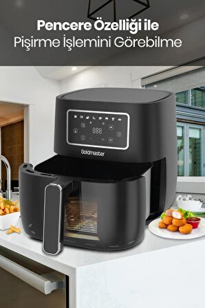 Gold Master Versay 5.7 lt Yağsız Airfryer Siyah