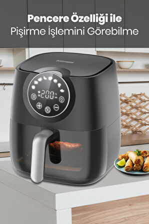 Gold Master Freefry 5.7 lt Yağsız Airfryer Siyah