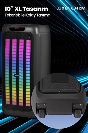 Goldmaster Neon X340 DJ BOX Bluetooth Hoparlör