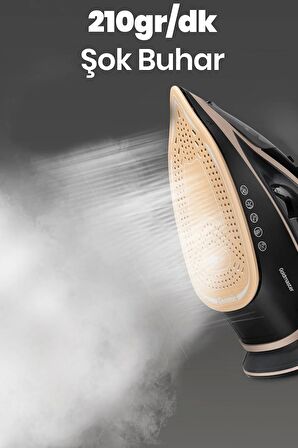 Goldmaster 3200 W Buharlı Ütü