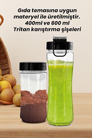 Goldmaster Mixgrind 2in1 Paslanmaz Çelik Bıçaklı Kişisel Smoothie Blender ve Kahve Baharat Öğütücü