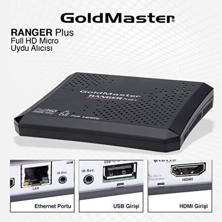 Goldmaster Ranger Plus Full HD PVR Uydu Alıcısı