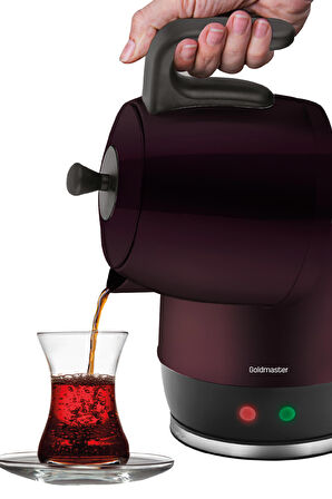 Gold Master 2200 W Çay Makinesi Bordo 