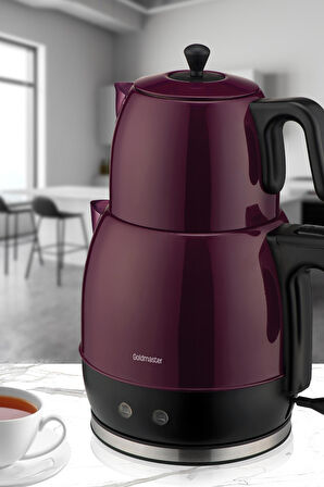 Gold Master 2200 W Çay Makinesi Bordo 