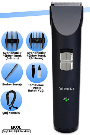 Gold Master By-4103 Kuru Çok Amaçlı Tıraş Makinesi