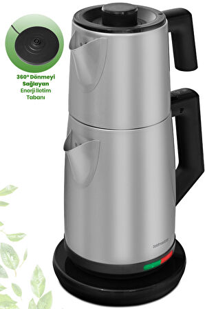 Gold Master Demmaster 2200 W Çay Makinesi Inox 
