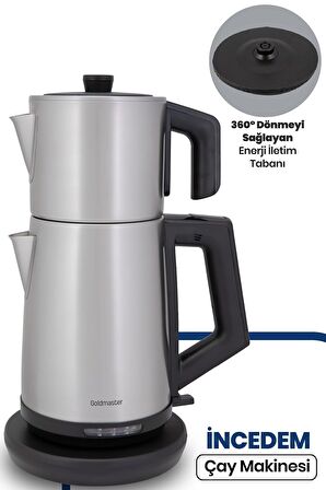 Gold Master In-6306 2200 W Çay Makinesi Inox 