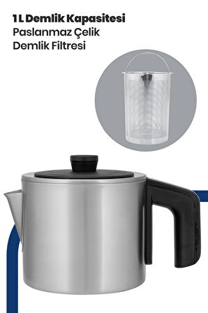 Gold Master In-6306 2200 W Çay Makinesi Inox 