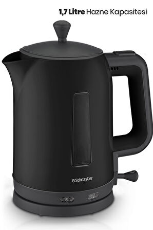 Gold Master Bergamot 2200 W Çay Makinesi Siyah 