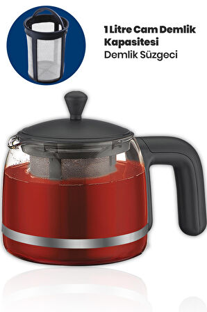 Gold Master Begamot 2200 W Çay Makinesi Kırmızı 