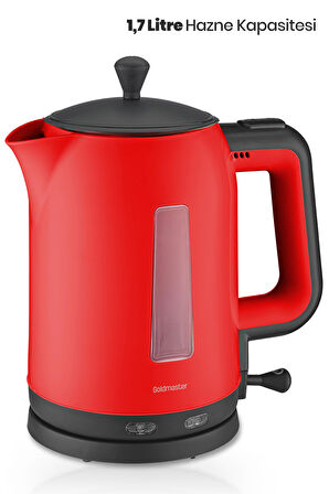 Gold Master Begamot 2200 W Çay Makinesi Kırmızı 