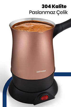 GOLDMASTER KEYF-I SEFA IN-6307G ELEK.CEZVE GOLD