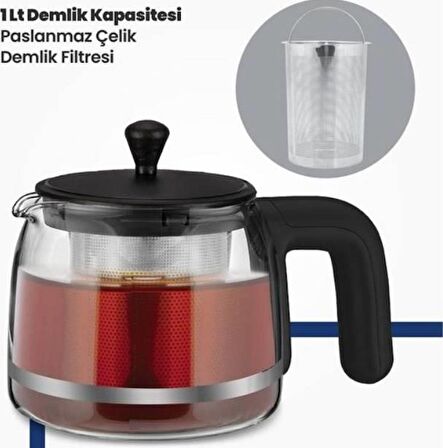 Gold Master GM-7375M 2200 W Çay Makinesi Inox 