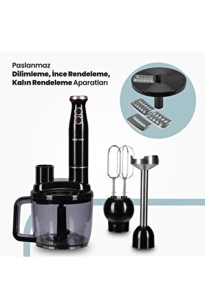 Bestrobot 1500 Watt 5 In 1 Mutfak Robotu Multi Blender Seti Gm7270