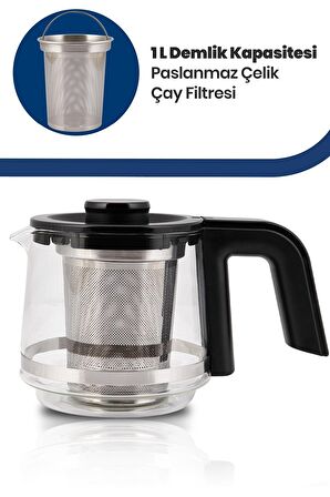 GOLDMASTER YENİDEM GM-8325RG CAM ÇAY MAK ROSE GOLD
