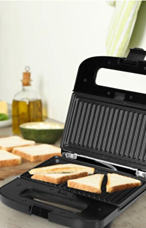 GoldMaster Mino In-6402 Mini Tost Makinesi Siyah