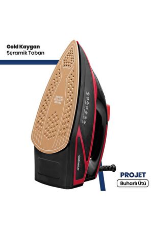 Goldmaster Projet Gm7632 2600 W Seramik Tabanlı Buharlı Ütü