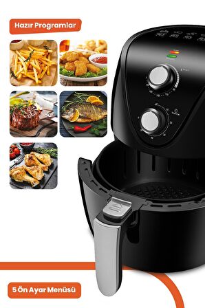 Bestfry 4.5 Litre Airfryer Yağsız Kızartma Sıcak Hava Fritöz