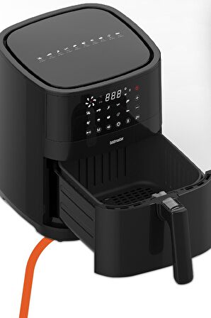 Smartfry Dijital Dokunmatik 10 Ön Ayarlı 6 Litre Airfryer Yağsız Kızartma Sıcak Hava Fritöz