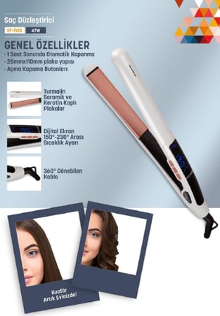 Goldstar Keratinli Saç Düzleştirici ST7105