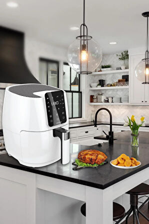 Gold Master GM-7491 Cenova 4.1 lt Yağsız Airfryer Beyaz