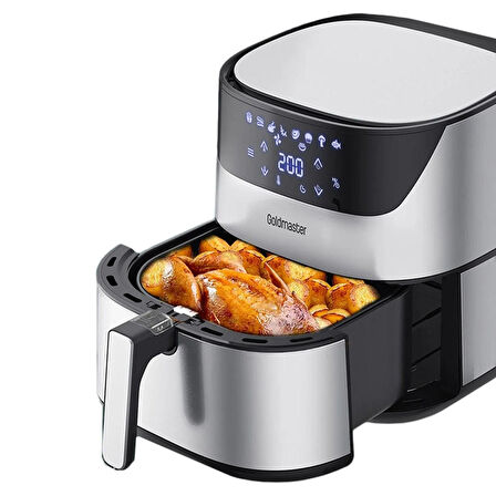 Gold Master Chefcook 6.4 lt Yağsız Airfryer Inox