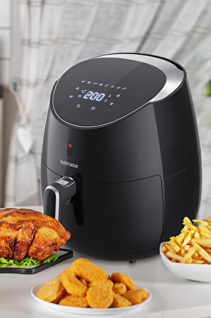 Gold Master Luxfry 6.4 lt Yağsız Airfryer Siyah