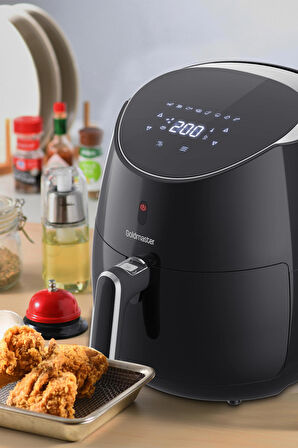 Gold Master Luxfry 6.4 lt Yağsız Airfryer Siyah