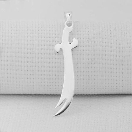 Zulfikar  Tasarımlı 925 Ayar Gümüş Erkek Kolye Ucu