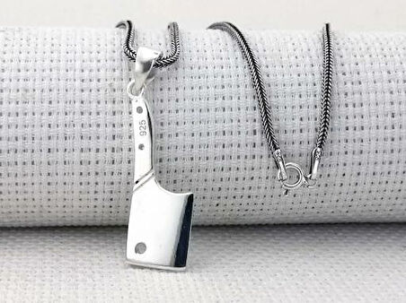 Satır 925 Ayar Gümüş Erkek Kolye