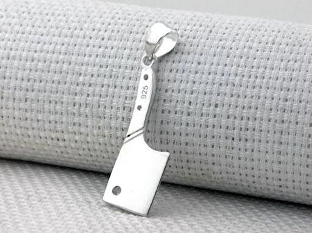 Satır 925 Ayar Gümüş Erkek Kolye Ucu