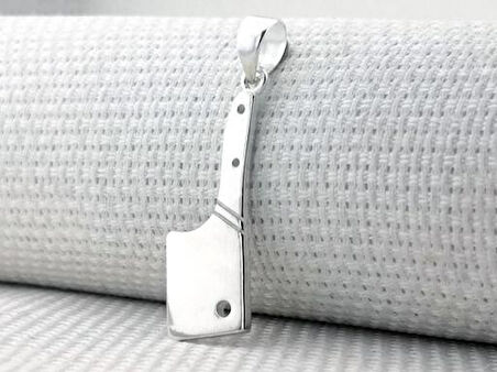 Satır 925 Ayar Gümüş Erkek Kolye Ucu