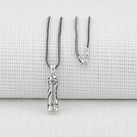 Semazen Detaylı Cevşeni Kebir Dualı 925 Ayar Gümüş Erkek Kolye