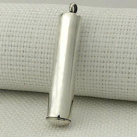 Silindir Cevşeni Kebir Dualı 925 Ayar Gümüş Erkek Kolye Ucu